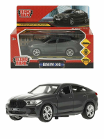 Машинка металлическая инерционная Технопарк BMW x6 12 см. черная