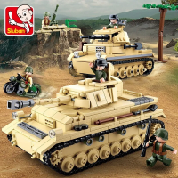 Sluban, Конструктор - Танк с фигурками, 543 дет., M38-B0693