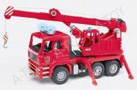 Bruder Пожарная машина автокран MAN с модулем со световыми и звуковыми эффектами