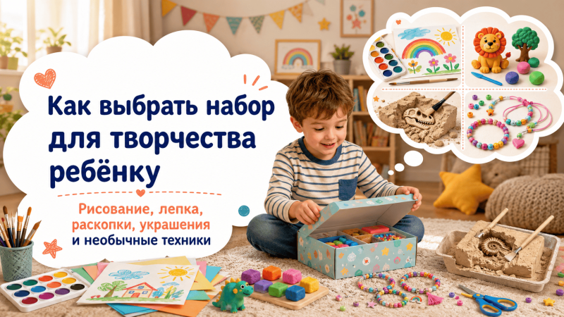 Как выбрать набор для творчества ребёнку