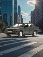 Машинка металлическая инерционная Технопарк ВАЗ-21099 "СПУТНИК" 12 см, серая