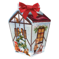 Набор конфет, Подарок новогодний "Евродомик", 700 г, картонная упаковка