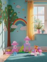 Конструктор Полесье "Макси" - "Три кота. Карамелька на машинке", 28 эл.