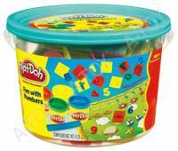 Play-Doh Набор пластилина с формочками (в ведерке), синее