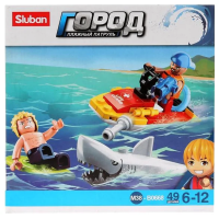 Конструктор Скутер, Sluban серия Город: Пляжный патрульа, M38-B0668