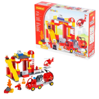 Конструктор "Макси" - "Пожарная станция" (81 элемент),77509-PL