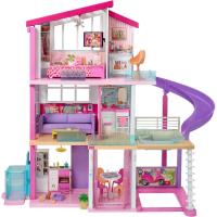 Набор Barbie Дом мечты 3 этажный с лифтом и мебелью GNH53