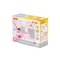 Конструктор Макси, Полесье, "Комната девочки" 22 элемента