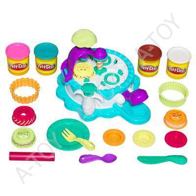 купить Play-Doh  Набор пластилина "ФАБРИКА ТОРТИКОВ"