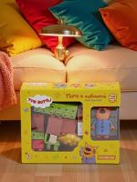 Конструктор Полесье "Макси" - "Три кота. Папа в кабинете", 15 эл.