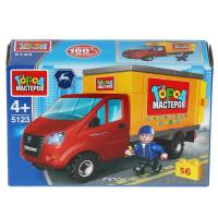 Город мастеров, Конструктор - Газель: кунг, 56 дет., 5123-KK