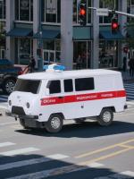 Машинака Технопарк на радиоуправлении УАЗ 452 СКОРАЯ ПОМОЩЬ, 18 см,  белая