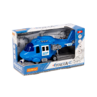 Полицейский вертолёт Полесье  - "Стрела" инерционный (со светом и звуком) 61816