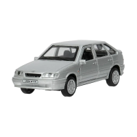 Машинка металлическая инерционная Технопарк LADA-2114 "SAMARA" 12 см, серебристая