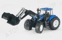 Погрузчик колёсный New Holland T8040 с ковшом