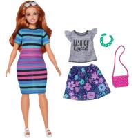 Набор Barbie Игра с модой Кукла с доп. одеждой и аксессуарами FJF69