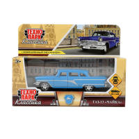 Машина металлическая инерционная Технопарк, Газ-13 "чайка" 12 см, синяя