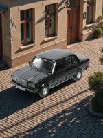 Машинка металлическая инерционная Технопарк ваз-2107,  12 см,черная