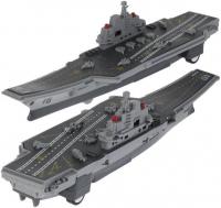 Технопарк, Модель пластиковая АВИАНОСЕЦ (30 см, свет-звук, инерция), 87005-R