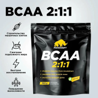 Аминокислоты PRIMEKRAFT BCAA 2:1:1 (БЦАА) со вкусом чистый (pure), дойпак, 500 гр