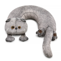 Мягкая игрушка "Budi Basa" Кот Басик игрушка-подушка на шею, Knp30-001