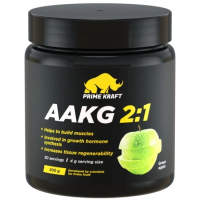 Аминокислота Prime Kraft AAKG 2:1, green apple (зеленое яблоко) 200 г