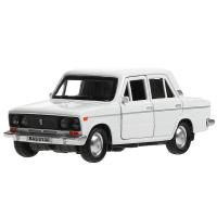 Машинка металлическая инерционная Технопарк ВАЗ-2106 Жигули, 12 см, белая