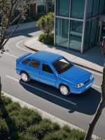 Машинка металлическая инерционная Технопарк LADA 2114 Самара, 12см, черная