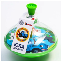 Юла прозрачная «Синий Трактор » 6901432