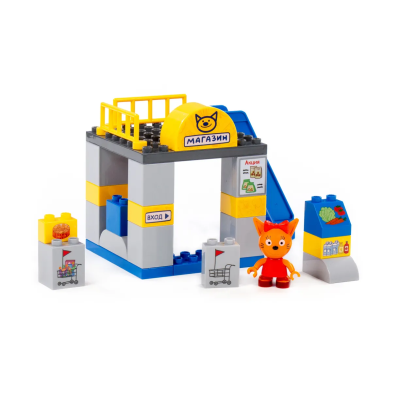 купить Конструктор Полесье "Макси" - "Три кота. Карамелька в магазине", 25 эл.