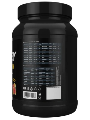 купить Протеин сывороточный PRIMEKRAFT Whey Protein, Клубника-банан, банка 900 г. 