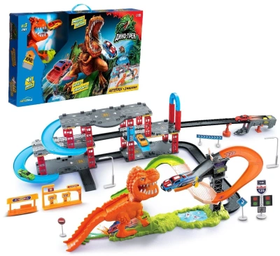 купить АВТОГРАД Автотрек "Дино-трек", с запуском, звук   7621753