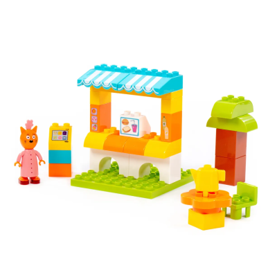 купить Конструктор Полесье "Макси" - "Три кота. Мама в кафе", 27 эл.