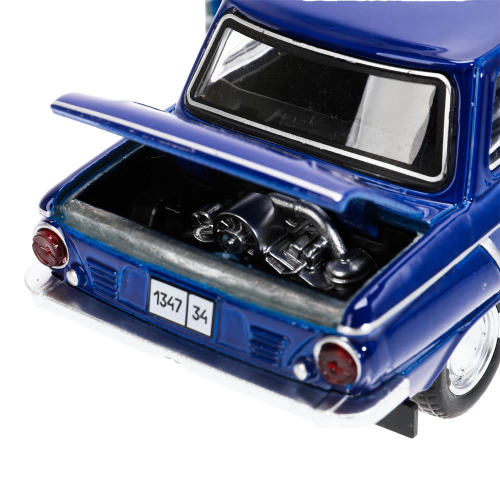 купить Машина металлическая инерционная Технопарк ретро-модель 12 см, синяя