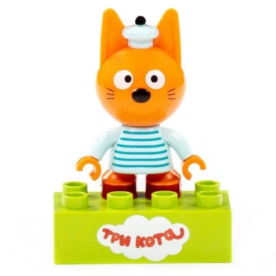 купить Конструктор "Макси" - "Три кота. Коржик" Полесье, 2 элемента в блистере 28741