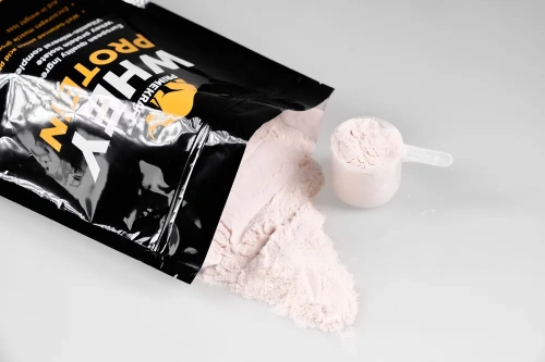 купить Протеин сывороточный PRIMEKRAFT "Whey Protein" с витаминами и минералами, Клубничный йогурт 500 г