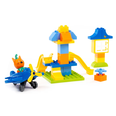 купить Конструктор Полесье "Макси" - "Три кота. Компот во дворе", 16 эл.