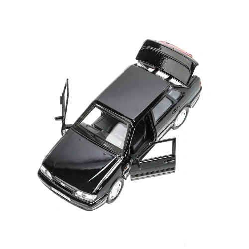 купить Машинка металлическая инерционная Технопарк Ваз-2115 Самара, 12 см, черная