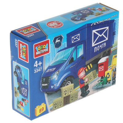 купить Город мастеров, Конструктор - Газель Next: Почтовая служба, 89 дет., 3347-KK