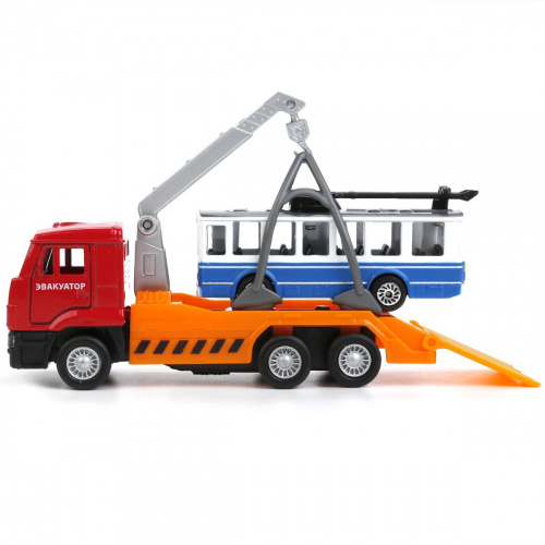 купить Набор машин Технопарк - Камаз и Троллейбус, инерционный, SB-17-24-G-WB