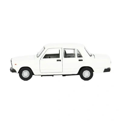 купить Машинка металлическая инерционная Технопарк ВАЗ-2107, 12 см,  белая