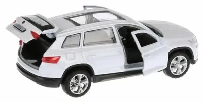 купить Машинка металлическая инерционная Технопарк  Skoda Kodiaq 12 см. белая