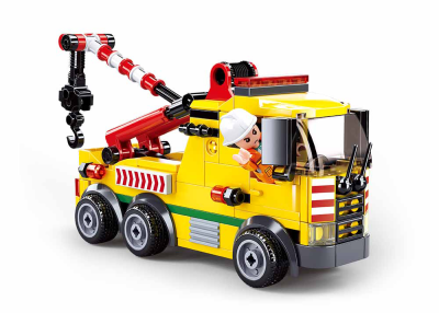 купить Sluban, Конструктор, серия Город - Передвижной кран - эвакуатор (205 дет.), M38-B0877