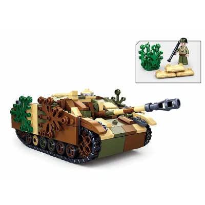 купить Sluban, Конструктор - Танк с фигурками, 524 дет, M38-B0858