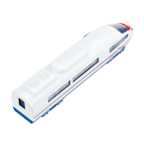 купить Модель металлическая инерционная Технопарк, электропоезд Сапсан, белый,  19см