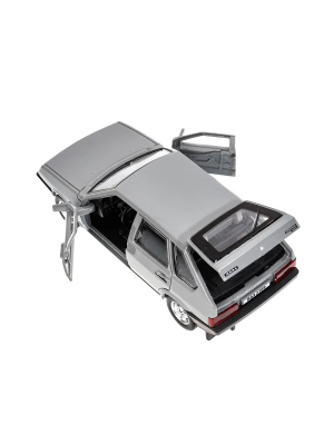 купить Машинка металлическая инерционная Технопарк ВАЗ-2109 "СПУТНИК" 12 см, серебряная