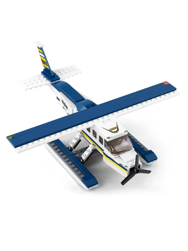 купить Sluban, Конструктор - Водный самолет с фигурками, 214 дет. , M38-B0361