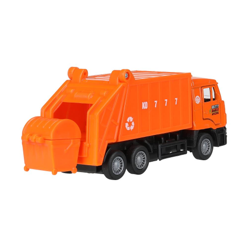 купить Машинка металлическая инерционная Технопарк KAMAZ МУСОРОВОЗ, 12 см