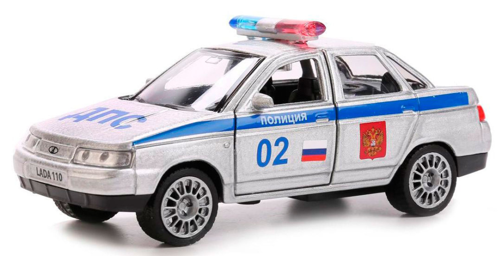 купить Машина Технопарк Лада-110 Полиция инерционная