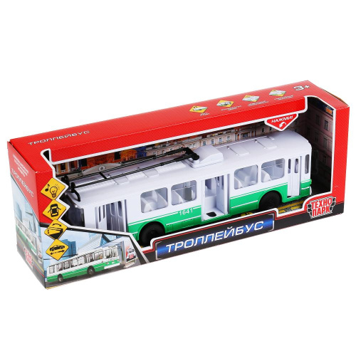 купить Технопарк Троллейбус инерционный